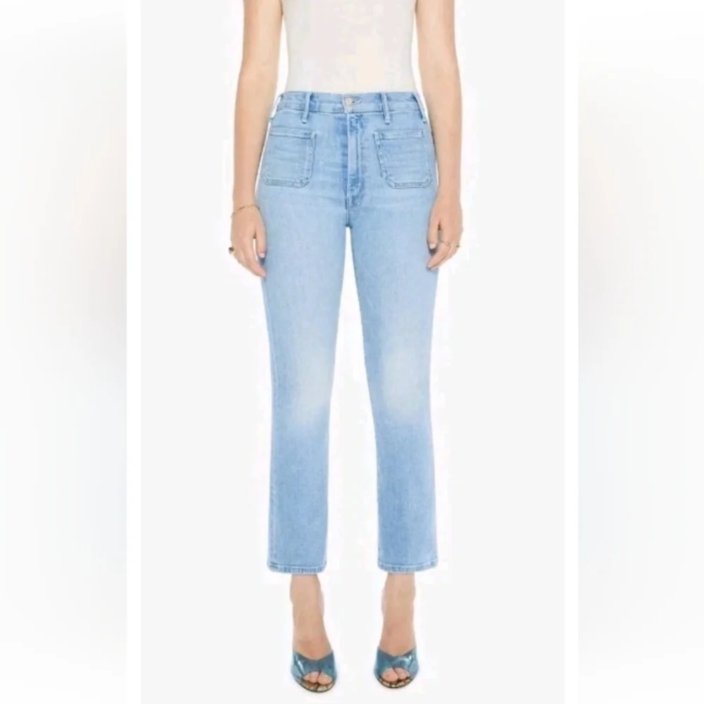 Mother Jeans Hustler Patch Pocket Ankle Women's Size 34 - Picture 1 of 9